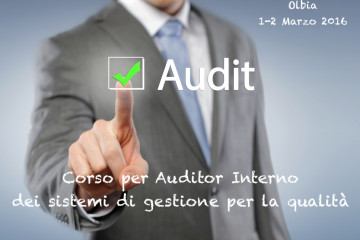 Corso Auditor Qualità Olbia