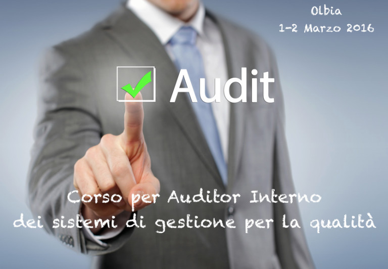 Corso Auditor Qualità Olbia